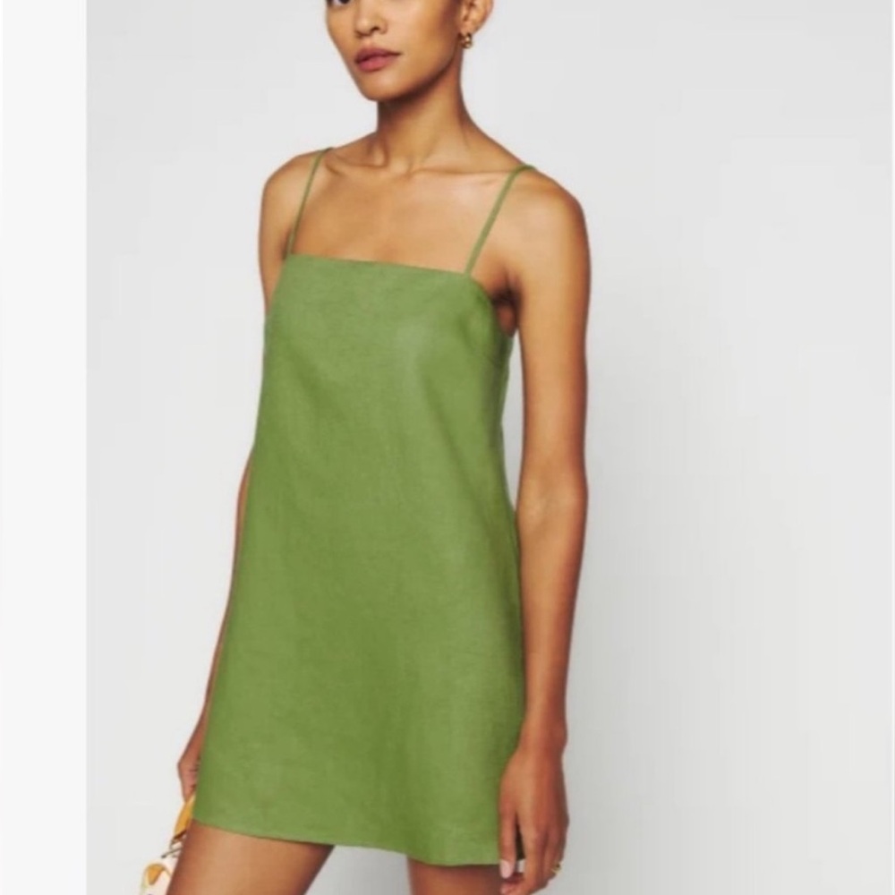 Reformation Aubree Linen Dress